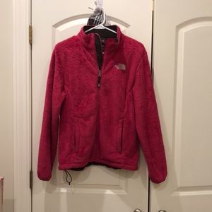 Pink north face jacket